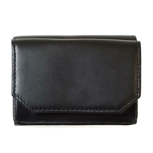 Supreme ブラックレザー三つ折り財布 Supreme ブラック レザー 三つ折り財布 Supreme ブラックレザー三