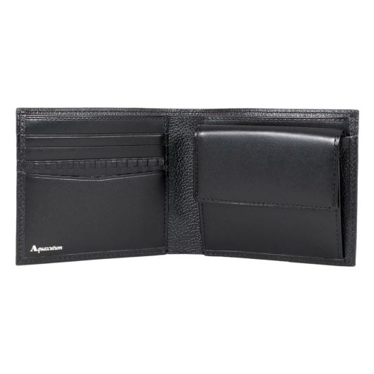☆美品☆Aquascutum アクアスキュータム 二つ折り長財布 グレー