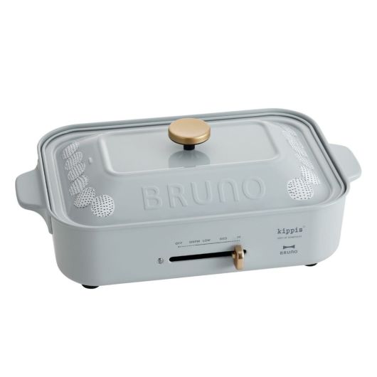 ブルーノ キッピス ホットプレート 限定カラー BOE082 BRUNO｜kippis コンパクトホットプレート パンケーキプレート キッチン家電 電気 プレート 焼肉 たこ焼き おしゃれ かわいい 1年保証 | 雑貨・家電 | サックスバー SAC'S BAR公式サイト