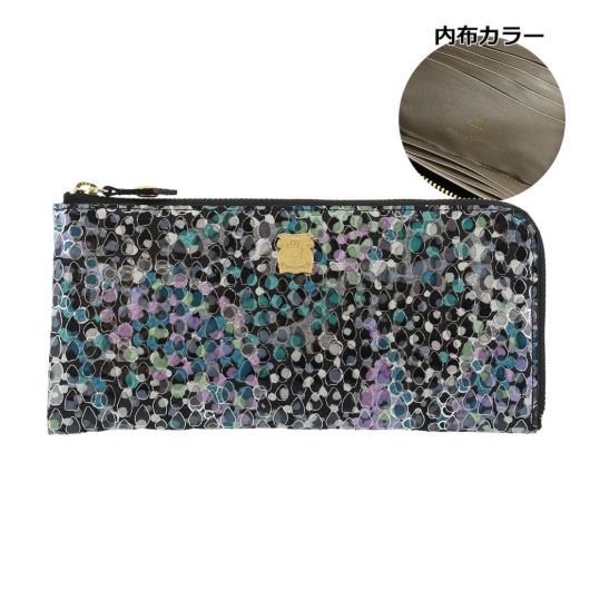 エフィー 長財布 L字ファスナー 本革 友禅染 レディース NW1-26