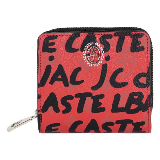 カステルバジャック CASTELBAJAC 財布 二つ折り ウォレット 赤 - 折り財布