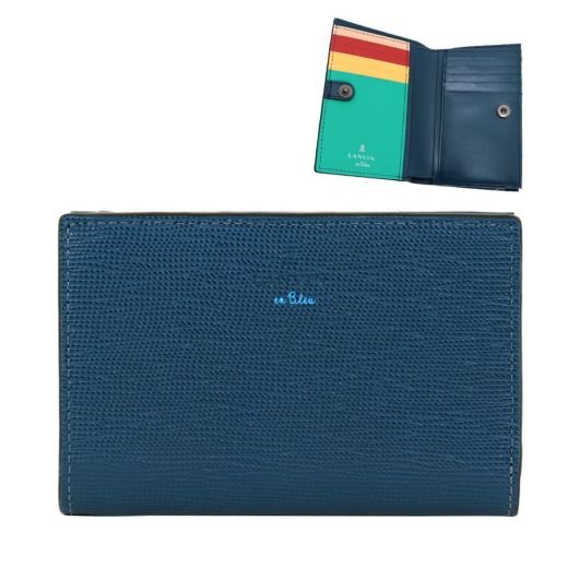 LANVIN en Bleu ランバンオンブルー 長財布 ランバン LANVIN ランバン 財布 長財布 本革 レザー メンズ