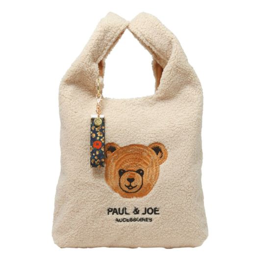 ポールアンドジョーアクセソワ トートバッグ クマ刺繍 PJA-B467