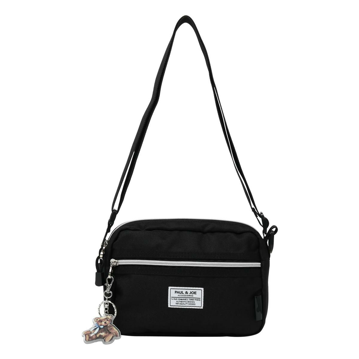 店舗在庫詳細 ポールアンドジョー アクセソワ ショルダーバッグ ワッペン クマ レディース Pja B474 Paul Joe Accessoires 斜め掛け くま かわいい グランサックス 新潟青山店