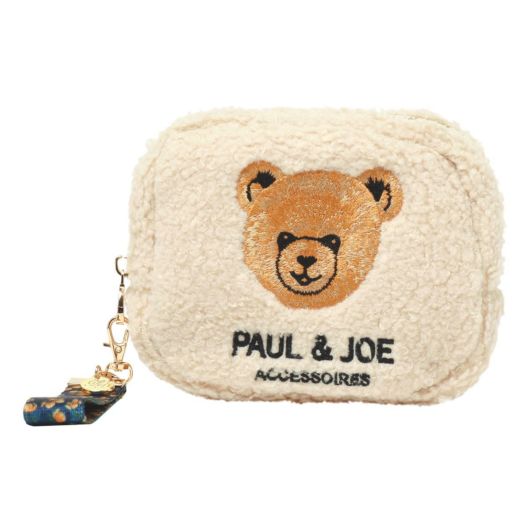 ポールアンドジョー アクセソワ ポーチ クマ刺繍 レディース PJA-P465 PAUL&JOE ACCESSOIRES｜コスメポーチ 化粧ポーチ くま  かわいい | ポーチ | サックスバー SAC'S BAR公式サイト