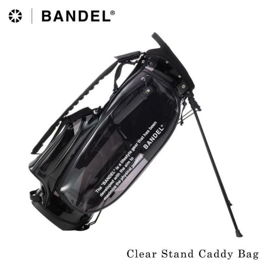 バンデル ゴルフ キャディバッグ 9.5型 47インチ対応 BG-GB001BANDEL Clear Stand Caddy Bag ゴルフバッグ  スタンドバッグ スタンド式 スケルトン ブラック メンズ レディース | ゴルフ | サックスバー SAC'S BAR公式サイト