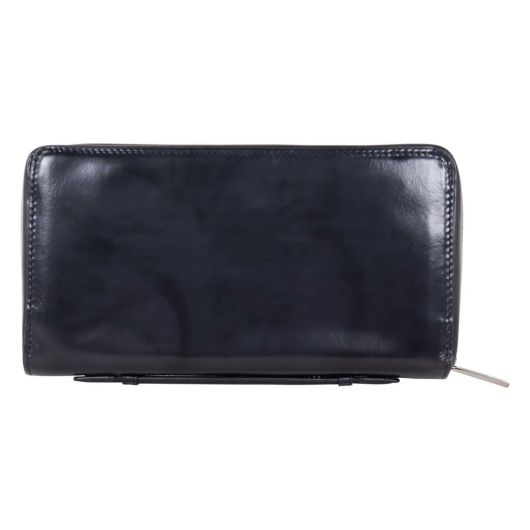 ポリス 長財布 キーチェーン付き 本革 レザー スパッツォラ メンズ