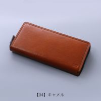 タケオキクチ 長財布 ラウンドファスナー 本革 メンズ スライド