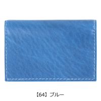 ⭐︎ページ バギーポート 名刺入れ 本革 藍染スムース メンズ ZYS094 BAGGY PORT
