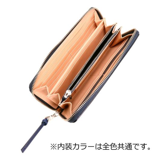 バギーポート 長財布 本革 藍染型押しストレート メンズ ZYS297 BAGGY