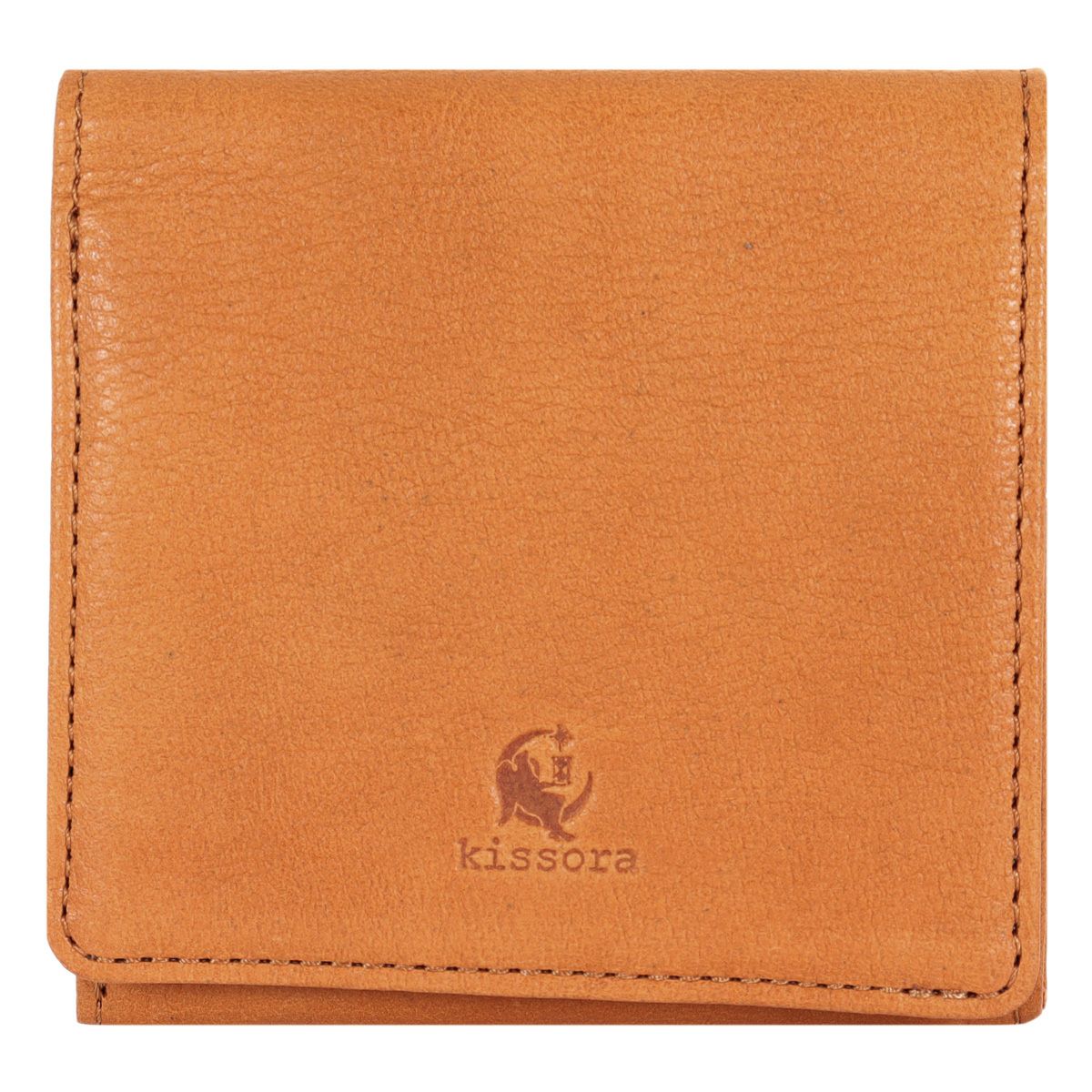 キソラ 二つ折り財布 kien-162 オリーブヌメ