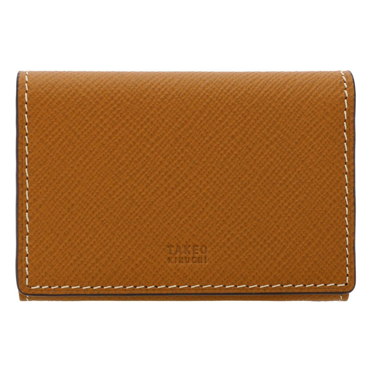 タケオキクチ 名刺入れ カードケース パナマ 729623