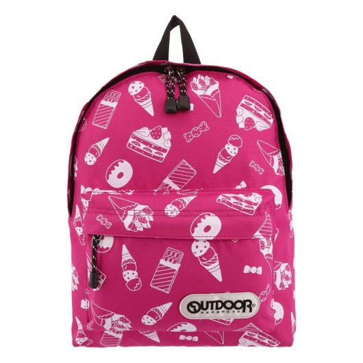 アウトドアプロダクツ KIDSチアフル リュック キッズ B5<br>12439289│OUTDOOR PRODUCTS リュックサック 男の子 女の子 子供 かばん キャラクター グッズ 軽量 通園 通学