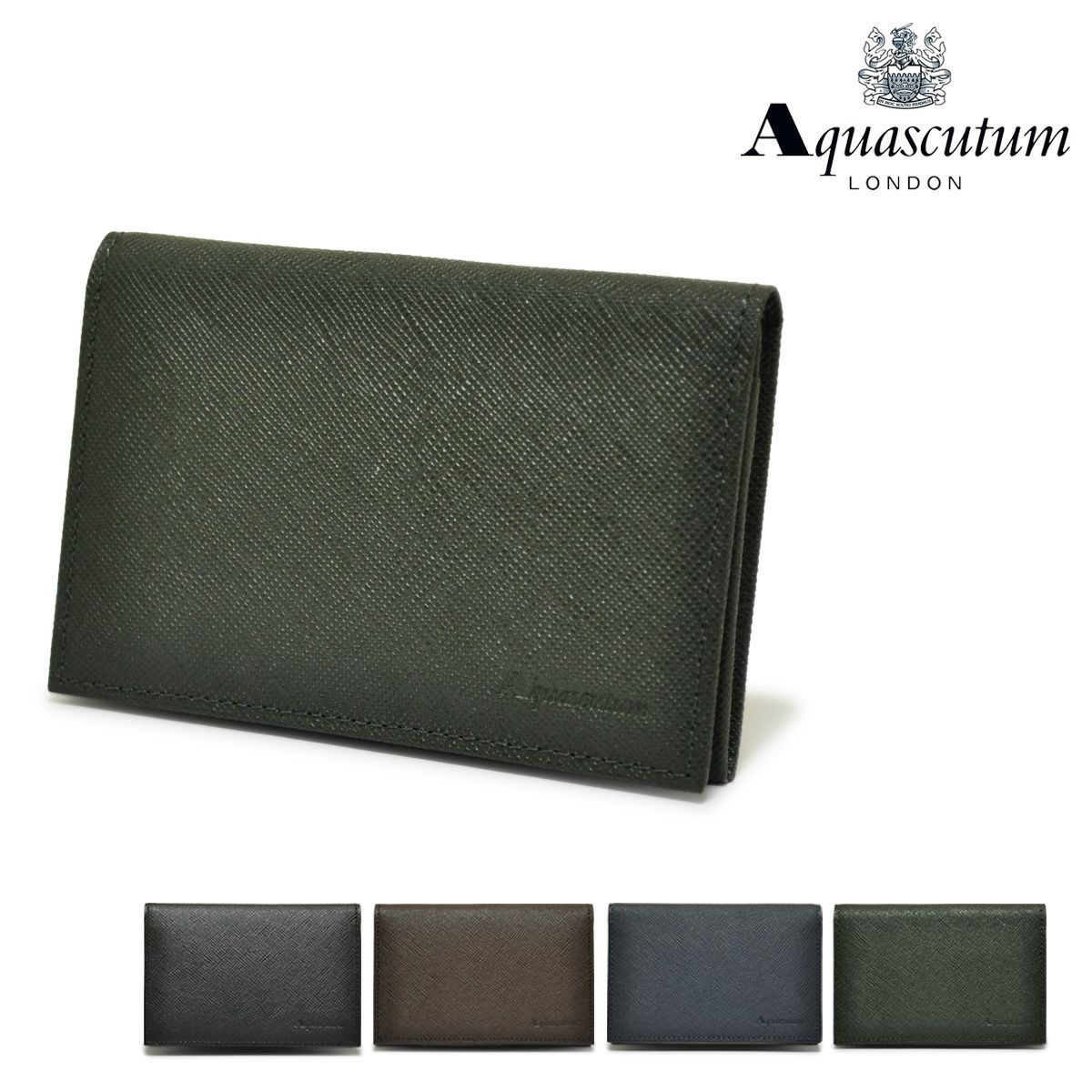 アクアスキュータム 名刺入れ メンズ リバプール 9120121 Aquascutum