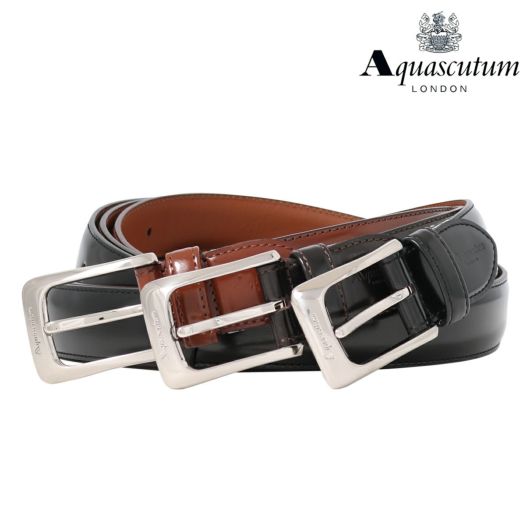 アクアスキュータム ベルト メンズ 5100121 Aquascutum｜本革 レザー