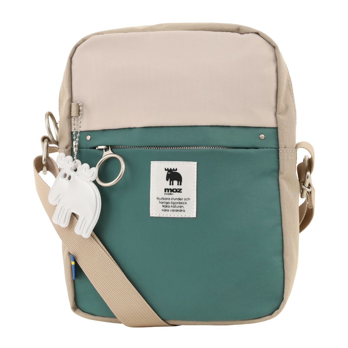 ライトベージュ×ミントグリーン