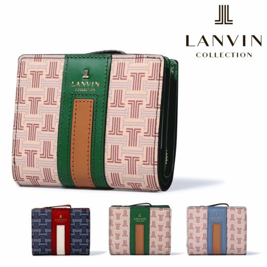 ランバンコレクション 二つ折り財布 フェリアパース レディース <br>lc-65-6503 | LANVIN COLLECTION コンパクト