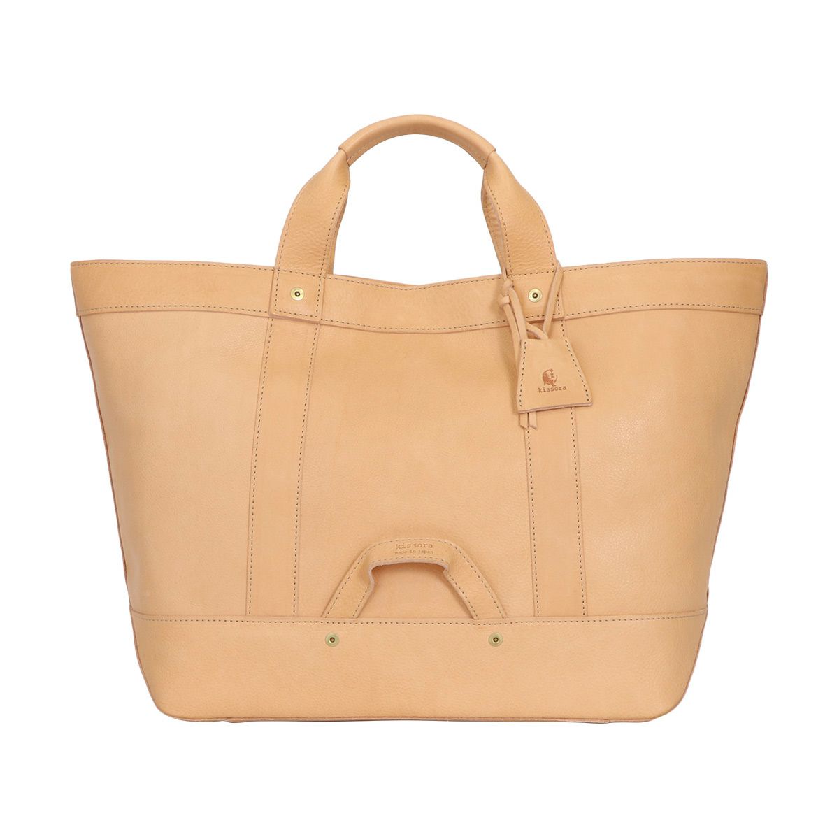 キソラ トートバッグ ショルダーズナチュラル メンズ レディース Kiis 108 Kissora 牛革 イタリアンレザー ヌメ革 日本製 トートバッグ サックスバー Sac S Bar公式サイト