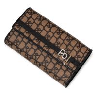 ピンキーアンドダイアン 長財布 本革 かぶせ 大容量 レディース