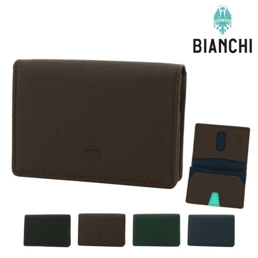 ビアンキ 名刺入れ 本革 メンズ フランコ<br> BIA2002 <br>Bianchi | カードケース 牛革 レザー