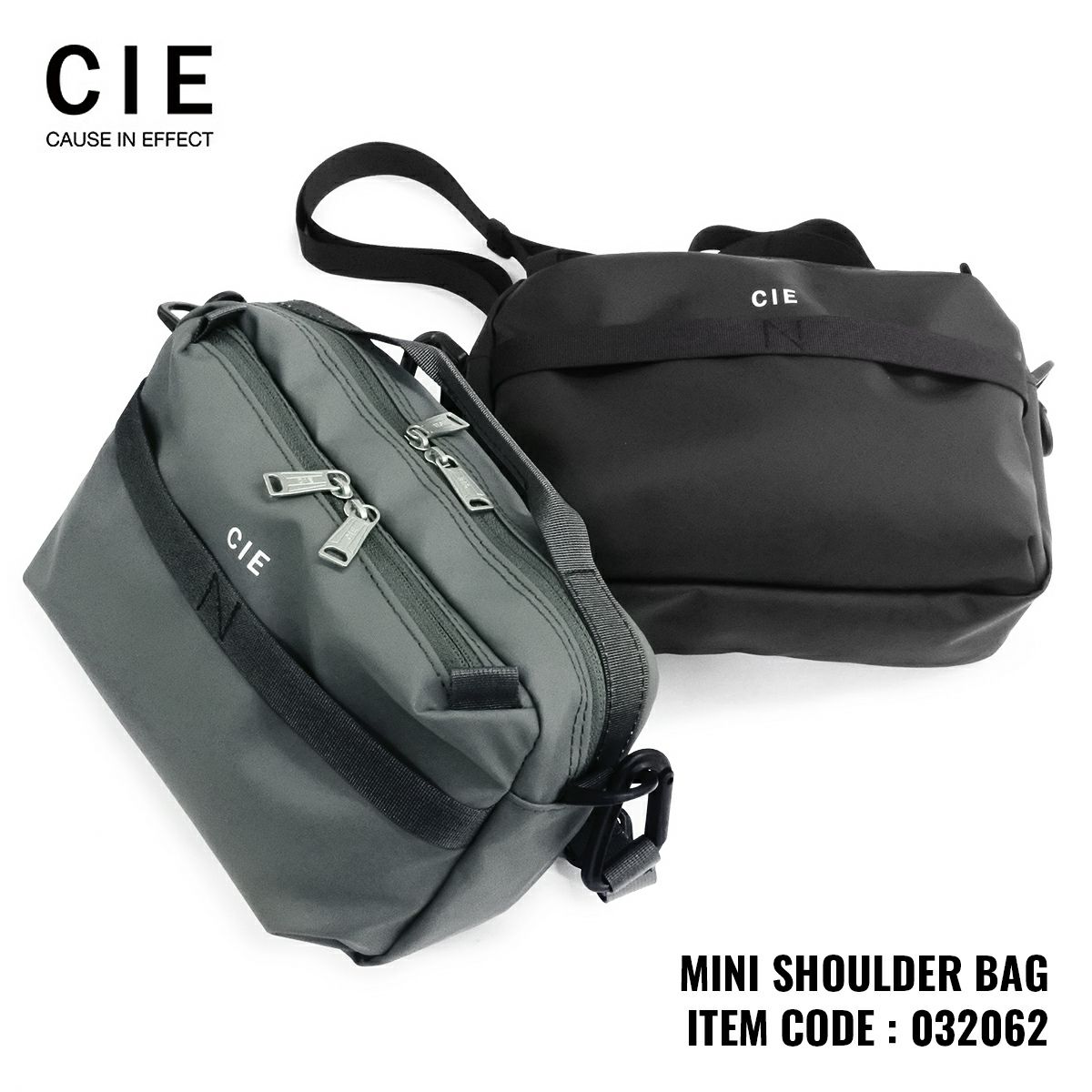 CIE ショルダーバッグ GRID3 BOTTLE SHOULDER BAG メンズ レディース 032065 シー グリッド3 斜めがけ ミニ ショルダー 撥水 防水 小さめ 軽量 旅行 アウトドア シンプル 日本製 | ショルダーバッグ | サックスバー SAC'S BAR公式サイト