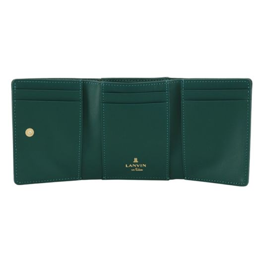 LANVIN レディース がま口 レザー ハンドバッグ LANVIN レディース がま口 レザー ハンドバッグ