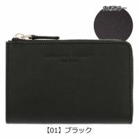 キャサリンハムネット 二つ折り財布 Lファスナー メンズ 本革