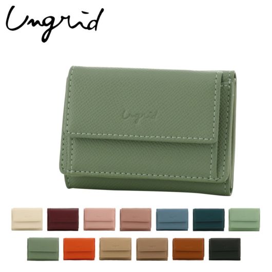 アングリッド 三つ折り財布 ミニ財布 タイガ レディース<br> UNG-52540W <br>Ungrid |  コンパクト