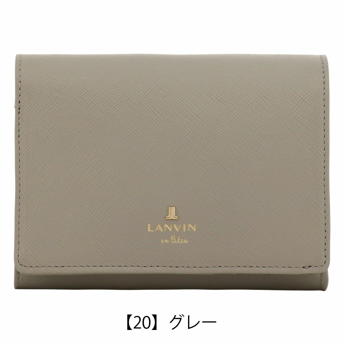 ランバンオンブルー 二つ折り財布 本革 レディース