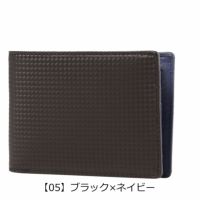 ノイインテレッセ ハイブリッドレザー 二つ折り財布　ブラック ノイインテレッセ】二つ折り財布(小銭入れ付き札入)□ヴィッケルン