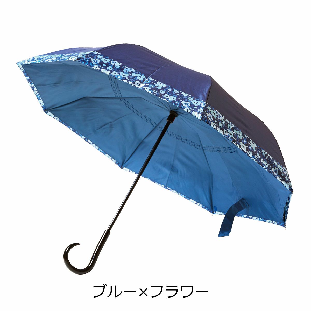 ブルー×フラワー