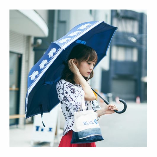 MCMエムシーエム　ヴィセトス柄　晴雨兼用傘　長傘 because｜晴雨兼用 ミモザ アンブレラ 長傘/折り畳み/日傘