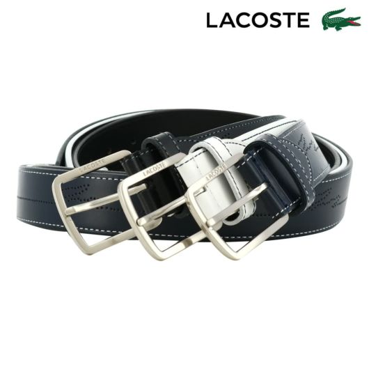 ラコステ ベルト Lサイズ メンズ LB84460 日本製 LACOSTE | 本革