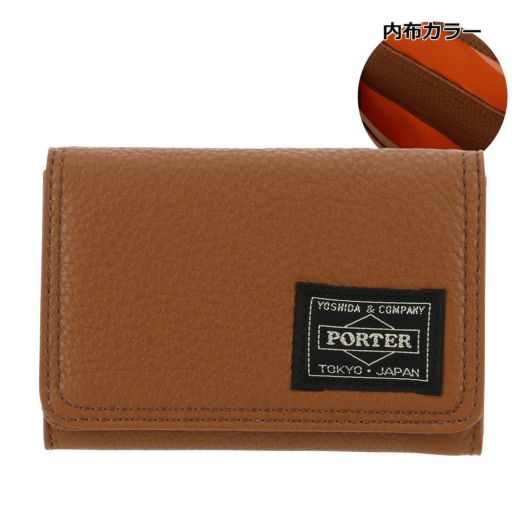 PORTER / CALM カードケース カラー : キャメル PORTER ポーター カーム カードケース 041-03127 吉田カバン