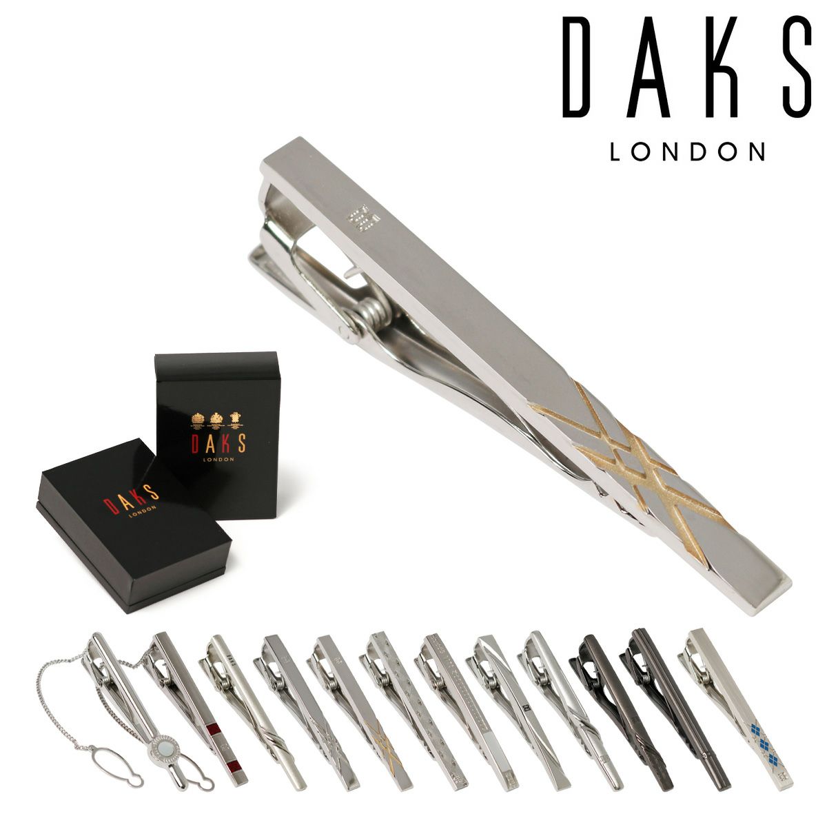 DAKS くど ダックス ネクタイピン ゴールド シルバー