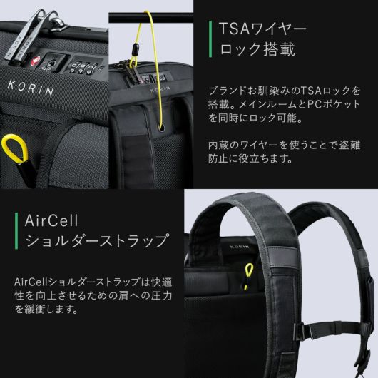 コリンデザイン リュック メンズ レディース フリップパック FLIPPACK