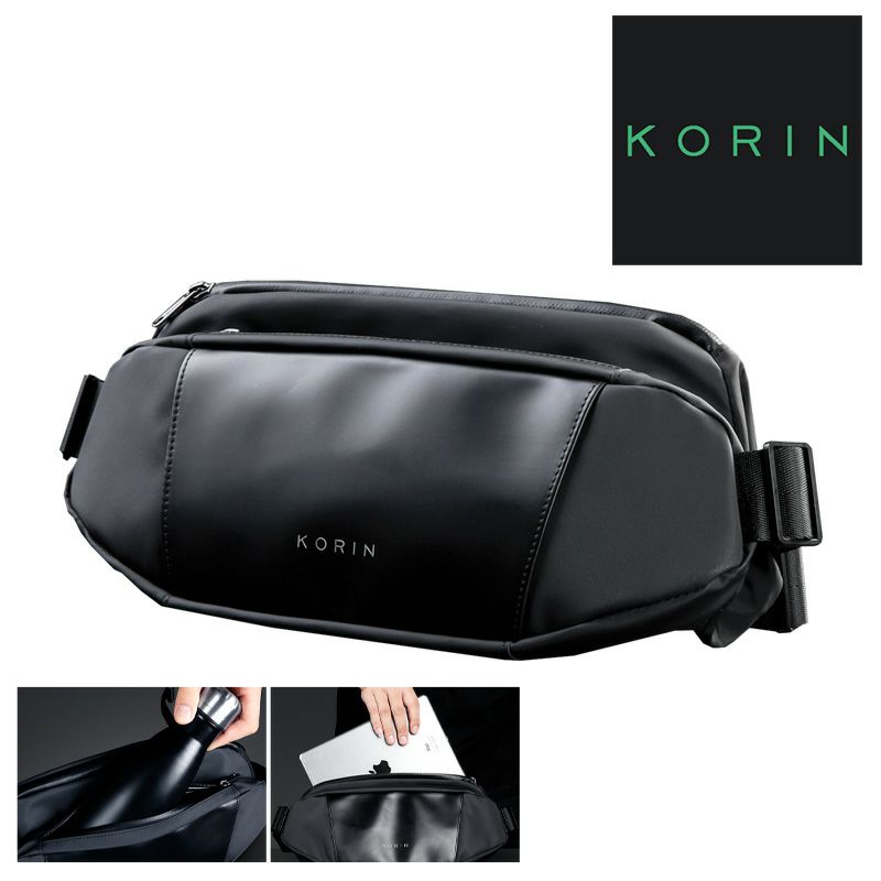 コリンデザイン ボディバッグ クリックスリング メンズ C-SLING KorinDesign ClickSling｜スリングバッグ ウエストバッグ  防犯 防刃 セキュリティ 盗難防止 サイクリング 通学 撥水 | ボディバッグ | サックスバー SAC'S BAR公式サイト