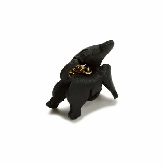 ストラップ 猫 キーホルダー 革 かわいい 本革 MG-088 日本製