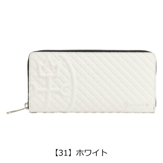 カステルバジャック 長財布 ラウンドファスナー カード収納 本革