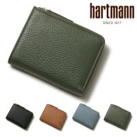 Hartmann ハートマン 財布 札入れ 二つ折り 極薄 薄い 本革