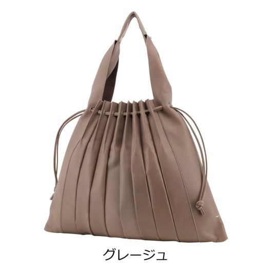 バッグ tetu テュケー トートバッグ 巾着バッグ 本革 メンズ レディース プリーツ