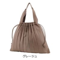 テュケー トートバッグ 巾着バッグ 本革 メンズ レディース プリーツ