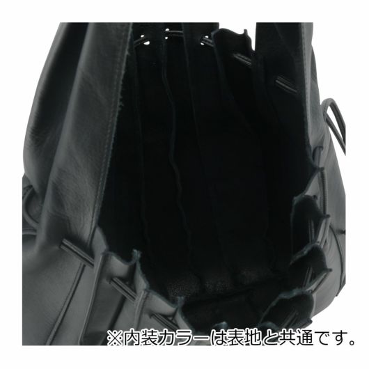 テュケー トートバッグ 巾着バッグ 本革 メンズ レディース プリーツ