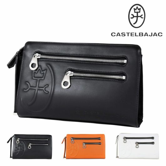 CASTELBAJAC カステルバジャック レザー セカンドバッグ トリエⅡ