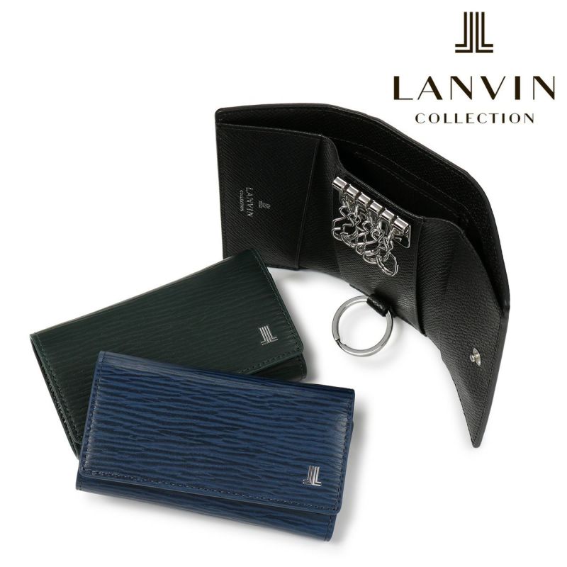 ランバンコレクション キーケース 本革 メンズ ライン JLMW2BK1 LANVIN