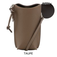 ラ・クローゼット スマホショルダー スマホポーチ 本革 レディース