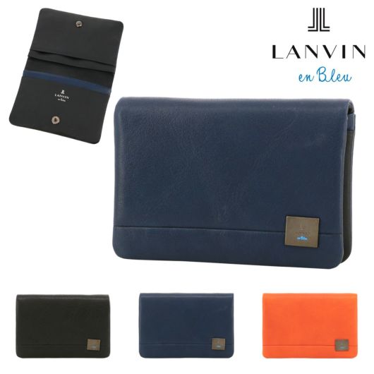 ランバンオンブルー 名刺入れ ヴィジュ 本革 レディース 484114 LANVIN