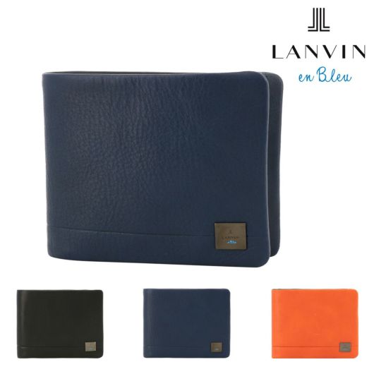 ランバンオンブルー 財布 二つ折り 本革 撥水 メンズ 546604 ディジョン LANVIN en Bleu 二つ折り財布 ミドル財布 折り財布  大きめ | 二つ折り財布 | サックスバー SAC'S BAR公式サイト