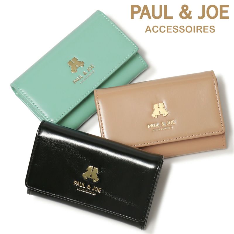 ポールアンドジョー アクセソワ 名刺入れ 本革 レディース PJA-W803 ダブルキャット PAUL&JOE ACCESSOIRES 猫 ネコ ねこ  レザー 牛革 かわいい ブランド ポール＆ジョー | 名刺入れ | サックスバー SAC'S BAR公式サイト