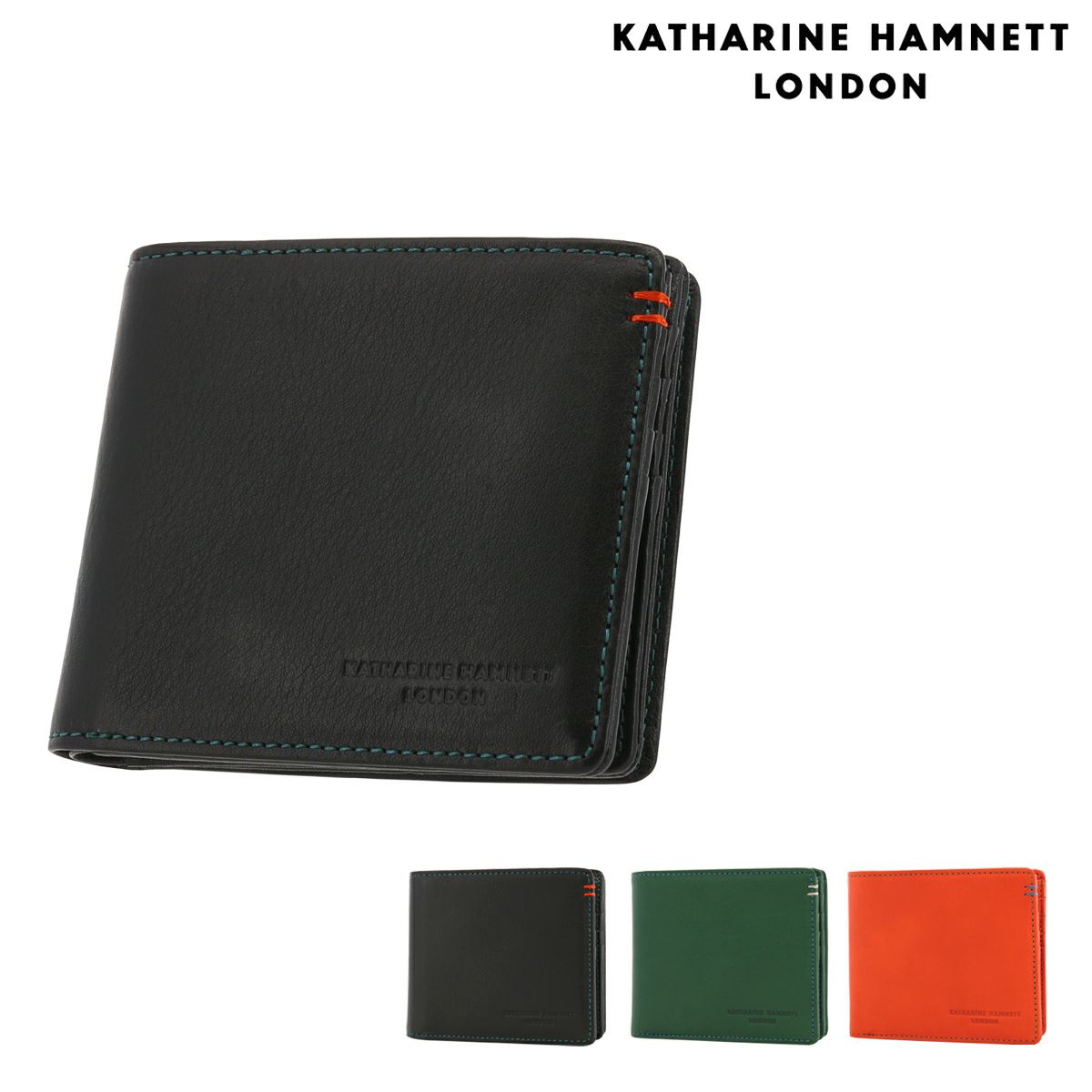 キャサリンハムネット KATHARINE HAMNETT 二つ折り財布 490-59200